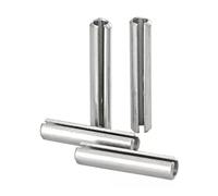 Goupilles droites à ressort M1.5 ~ M12 304, goupille élastique en acier inoxydable, positionnement cylindrique, cheville de Tension, rouleau de goupille à ressort(M2.5-20pcs,14mm)