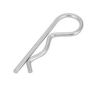 Goupilles Fendues, 10 Pièces Clips de Goupille Fendue de Type B Goupilles D'attelage Clip de Goupille D'attelage Goupilles de Retenue Plaquées Zinc Clips à Ressort Épingle à