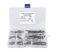 Goupilles Fendues - 90pcs 11 Sortes M1.5 M2 M3 M4 M5 M6 Assortiment de Goupilles Fendues avec étui