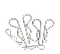 Goupilles fendues, Goupille en acier inoxydable 304/galvanisée, goupille de type B, R, fendue, circlip ondulé, épingle à cheveux
