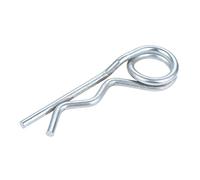 Goupilles fendues, Goupille fendue à Double anneau, clips en R de retenue acier ressort for remorque, camion, bateau cargo, camping-car, ferme, pelouse, jardin
