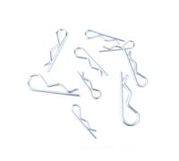 Goupilles fendues, Goupille fendue à ressort en acier de Type R, pince forme vague, épingle tracteur cheveux for voiture