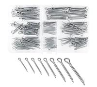 Goupilles Fendues Goupille Fendue Acier Inoxydable 160pcs Goupille Fendue Clip 8 Goupilles Fendues En Métal De Différentes Tailles Avec Boîte d'Assortiment