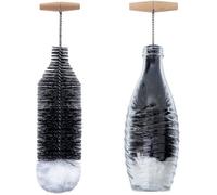 Goupillon de 35 cm compatible avec les bouteilles en verre Sodastream, brosse de nettoyage sans rayures, élimine la saleté Label