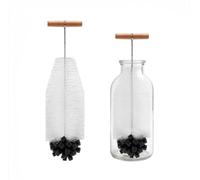 Goupillon de 35 cm pour bouteilles en verre, nettoyant pour bouteilles de soda, nettoyant pour bouteilles de soda, carafe en verre, bouteilles d'eau