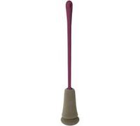 COOK CONCEPT - KV7302 Goupillon Spécial Bouteille avec Embout Éponge - Nettoyage Facile - Matériau Plastique - Dimensions 5.5 x 34.5 x 5.5 cm - Couleur Gris Clair et Bordeaux