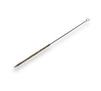 Goupillon Laiton Multifonction | Ø 5 mm | Garnissage 100 mm | Longueur 300 mm | Ramonage brossage curetage Nettoyage | Conduits Tubes tuyaux | Manche Acier torsadé | Kibros 13_005_300L