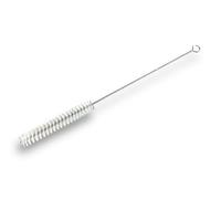 Goupillon Nylon Multifonction | Ø 16 mm | Longueur 300 mm | Garnissage 100 mm | Ramonage brossage curetage Nettoyage | Conduits Tubes tuyaux | Manche Acier torsadé | Kibros 13_016_300N