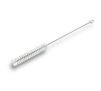 Goupillon Nylon Multifonction | Ø 18 mm | Longueur 300 mm | Garnissage 100 mm | Ramonage brossage curetage Nettoyage | Conduits Tubes tuyaux | Manche Acier torsadé | Kibros 13_018_300N