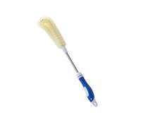 Goupillon pour Biberon à Manche en L 1 Pièce Bleu Acier Inoxydable | Nylon Pp, Prise Confortable, N’abîme Pas le Récipient, Format Pratique Maison Couleur Aléatoire