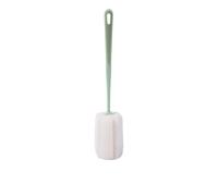 Goupillon Tasse Brosse Propre Longue poignée Bouteille Pas d'angle Mort enlever Les Taches de thé éponge Petite(Green)