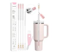 Goupillons Extra Longs pour Paille, 4 Tailles, Rose
