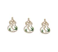 Gourd Boutonniere Lapel for Men Pins Elegant Cloak New Year Present Brooch Snake Pin Copper