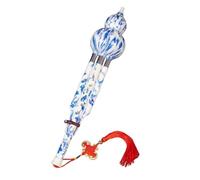 Gourd Hlute Flûte chinoise Hulusi avec nœud chinois Instrument de musique traditionnel pour spectacle de scène, enseignants, enfants, clé en Do multicolore