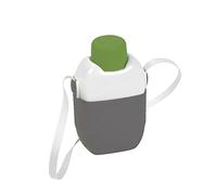 Gourde 1 L Isotherme EDA Grise et Vert Matcha avec bandoulière pour faciliter Le Transport