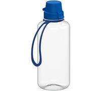 Gourde 1L 'School' pour enfants - bouteille d'eau en Tritan incassable avec sangle - sans BPA, anti-fuite, résistant au lave-vaisselle - idéal pour le jardin d'enfants, l'école et le sport - transpare