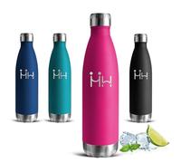 Gourde- 500ml- Gourde Isotherme, Sans BPA, Gourdes Enfant, 24h Froid & 12h Chaud, Bouteille Isotherme, Anti Fuite, Bouteille d'eau pour l'École, Bureau, Voyage, Sport