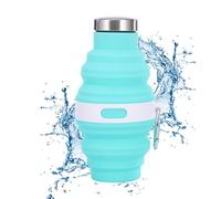 Gourde À Eau Pliable Contenant Portable Réutilisable Étanche 475 ml