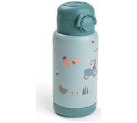 Gourde à paille isotherme Tiny farm Bleu (340 ml)