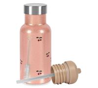 Gourde isotherme à paillettes Cherry rose, rouge, vert TU