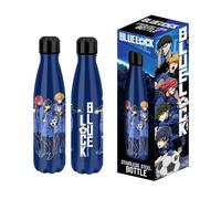 Homadict - Bouteille Isotherme Blue Lock - Gourde en acier inoxidable - Maintien Chaud et Froid 12h - Sport, Voyage, Quotidien - 500ml - BPA Free - Licence Officielle