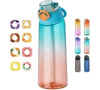 Gourde - Air - 900ML - Tritan Sans BPA - Bleu-orange - Anneau parfumé inclus