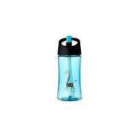 Gourde amusane pour enfants avec une poignée que l'on peut tenir droit pour boire 0,35 L en turquoise