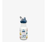 Gourde avec bouchon enfant Klean Kanteen Classic Narrow Sippy Blanc 355 ml