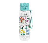 Gourde avec couvercle à bouton-poussoir Rex London Wild Flowers Blanc 700 ml