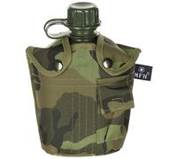 Gourde avec housse 1 L MFH - M95 CZ Camo