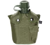 Gourde avec housse 1 L MFH - Olive