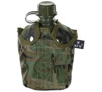 Gourde avec housse 1 L MFH - Woodland