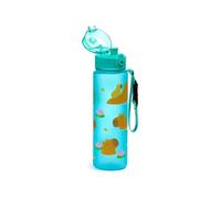 Gourde - Avec paille intégrée - Plastique sans BPA - 600ml - Enfant - Motif animal