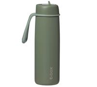 Gourde Bouteille Isotherme En Inox Avec Paille Vert TU