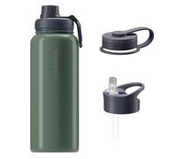 Gourde Bouteille Thermos 1000 ml Acier Inoxydable Wessper B3 THERMOSTEEL Vert