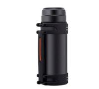 Gourde Bouteilles d'Eau Tasse De Voyage Thermos À Café Bouteille Camping Isolée Sous Vide Avec Couvercle Flacon Thermique En Acier Inoxydable Gymnase Bureau(Black)