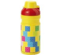 Gourde BRICK PATTERN, 390 ml, jaune
