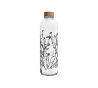 Gourde Carry Hanami, verre Ø 8,5 cm, 1 l, H 29 cm, clair/multicolore