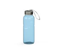 Gourde Carve "Pure" bouteille d'eau au goût neutre en Tritan robuste et un couvercle en acier inoxydable avec dragonne Colour 0,7ll transparent-bleu - Transparent-Bleu