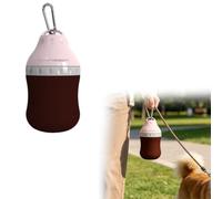 Gourde Chien 400ml Portable Abreuvoir Anti-Fuite Randonnée | silicone alimentaire étanche et légère Idéale pour les balades randonnées et voyages en famille