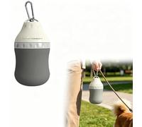 Gourde Chien 400ml Portable Abreuvoir Anti-Fuite Randonnée | silicone alimentaire étanche et légère Idéale pour les balades randonnées et voyages en famille