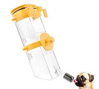 Gourde Chien Abreuvoir Lapin Chien Potable Bouteille d'eau Chiens Bouteille d'eau Distributeur Pet Distributeur d'eau Automatique Pet Feeder Yellow,350ml