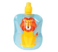 Gourde compote et jus réutilisable 200ml Animaux Charlie le Lion