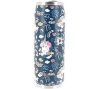 LES ARTISTES Paris A-4223, Canette isotherme, Thermos 500 ml, Gourde isotherme sans BPA, Réutilisable, Bec verseur rabattable avec paille, Acier Inoxydable, Design Unicorn