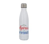 Gourde D Hydratation Stc Sas Entre Deux Apero Je Mxhydrate Gourde Isotherme Blanc Unique