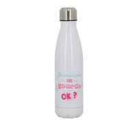 Gourde D Hydratation Stc Sas Je Ne Suis Pas Une Gourde Ok Gourde Isotherme Blanc Unique