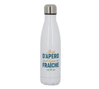 Gourde D Hydratation Stc Sas Je Vis Dxapero Gourde Isotherme Blanc Unique