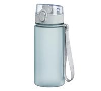 Gourde de sport avec dragonne, 500 ml, bleu transparent