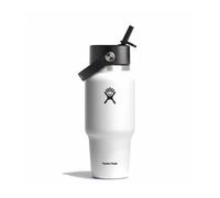 Gourde de voyage avec paille flexible Hydro Flask Blanc 80 cl