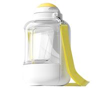 Gourde de voyage pour chien - Bouteille portable pour chiot, mangeoire pour animaux de compagnie - Récipient d'humidité de style sipper - Distributeur de piston à marcher - Pichet d'hydratation pour